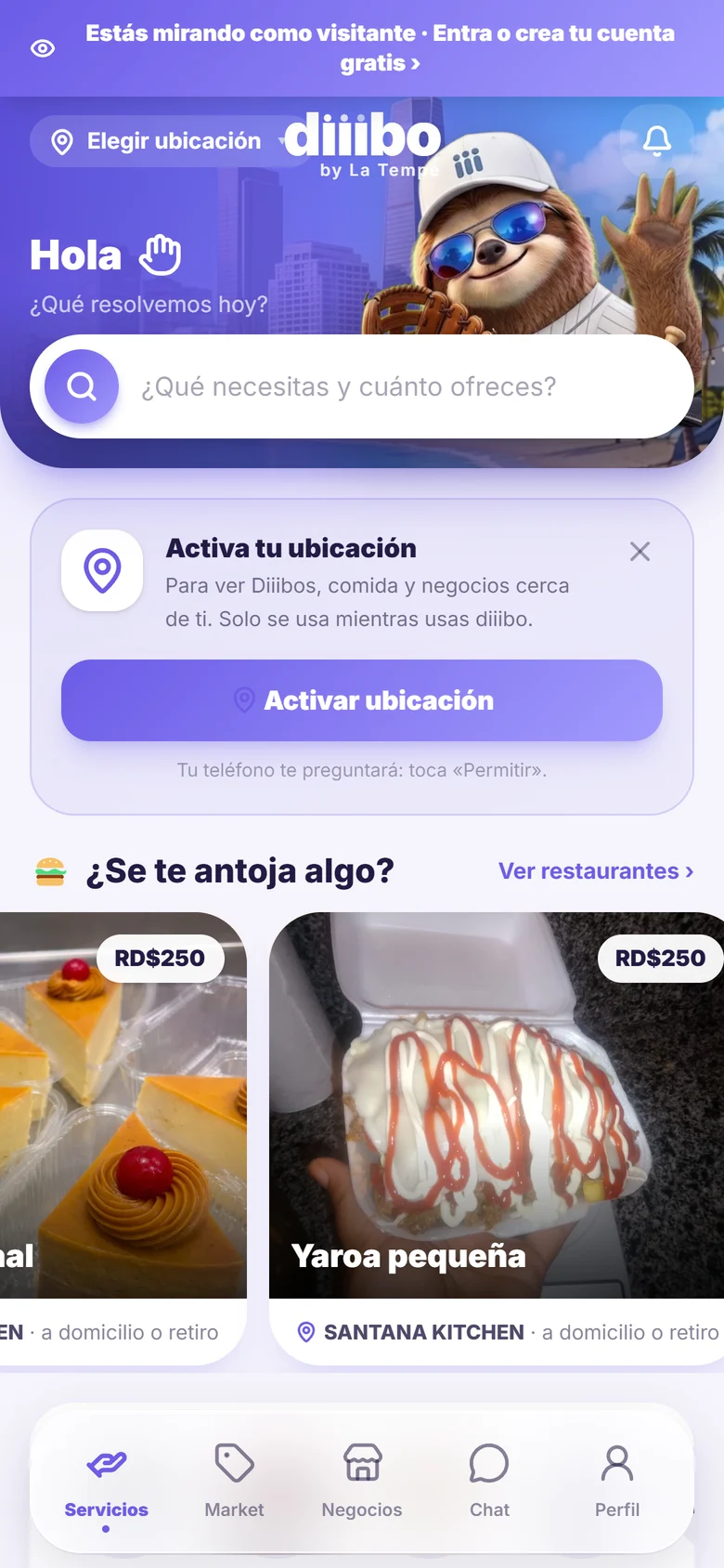 diiibo en el celular